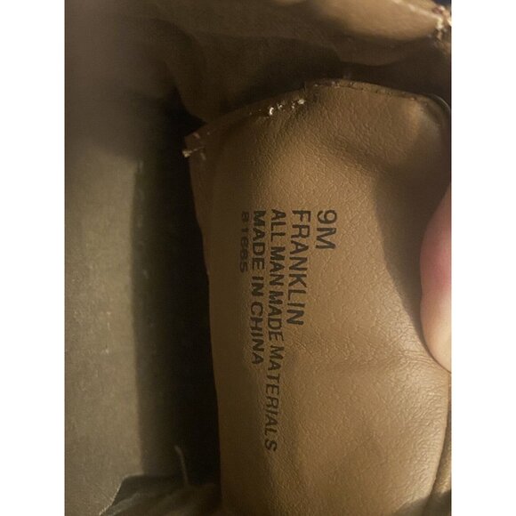 Izod Franklin Size 9M Mens Dark Tan Shoes Memory Foam - Picture 8 of 10